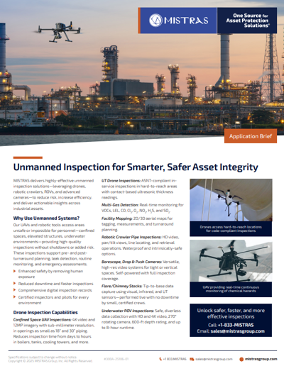 Unmanned Drone Inspections
