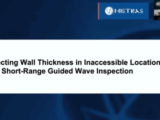 Detecting Wall Thickness in Inaccessible Locations with Short Range Guided Wave Inspection