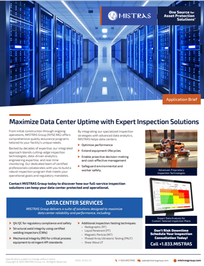 Maximize Data Center Uptime with Expert Inspection Solutions
