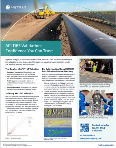 API 1163 Validation Services